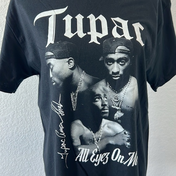 NWOT 100% Cotton Tupac "All Eyez on Me" Tee - Picture 3 of 6
